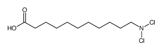 11-(dichloroamino)undecanoic acid结构式