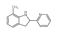 1H-Indole,2,3-dihydro-7-methyl-2-(2-pyridinyl)-(9CI) Structure