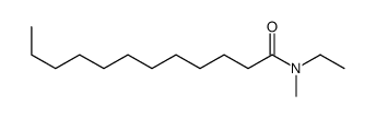 N-ethyl-N-methyldodecanamide Structure