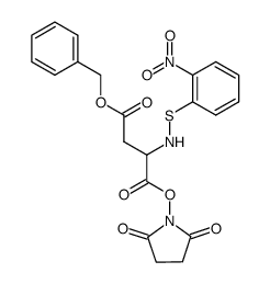 Nps-Asp(OBzl)-N-hydroxysuccinimidester结构式