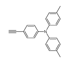 (4-Ethynylphenyl)-di-p-tolylamine结构式