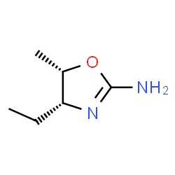 2-Oxazolamine,4-ethyl-4,5-dihydro-5-methyl-,(4R,5S)-(9CI) Structure