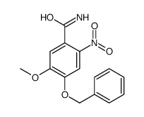5-methoxy-2-nitro-4-phenylmethoxybenzamide Structure