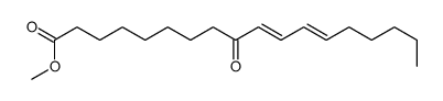 methyl 9-oxooctadeca-10,12-dienoate Structure