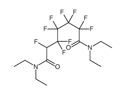 N,N,N',N'-tetraethyl-2,2,3,3,4,4,5,5,6-nonafluoroheptanediamide Structure