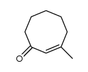 3-methyl-2-cyclooctenone结构式