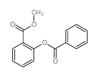 Methyl benzoylsalicylate structure