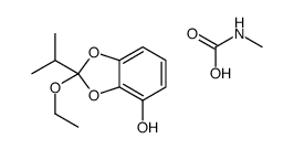 2-ethoxy-2-propan-2-yl-1,3-benzodioxol-4-ol,methylcarbamic acid Structure