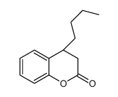 (4R)-4-butyl-3,4-dihydrochromen-2-one Structure