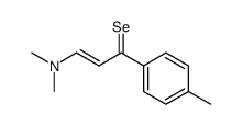 (E)-3-Dimethylamino-1-p-tolyl-propeneselone结构式