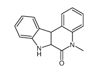 (6aR,11bR)-5-methyl-7,11b-dihydro-6aH-indolo[2,3-c]quinolin-6-one结构式