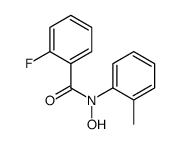 2-fluoro-N-hydroxy-N-(2-methylphenyl)benzamide Structure