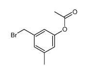 3-(Bromomethyl)-5-methylphenyl acetate Structure