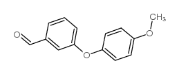 3-(4-methoxyphenoxy)benzaldehyde Structure
