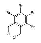 1,2,3,4-tetrabromo-5,6-bis(chloromethyl)benzene Structure