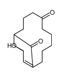 12-(hydroxymethyl)bicyclo[9.3.1]pentadec-11-ene-5,15-dione Structure