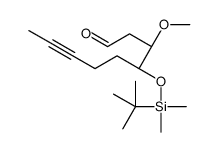 (3S,4S)-4-[tert-butyl(dimethyl)silyl]oxy-3-methoxynon-7-ynal Structure