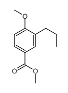 methyl 4-methoxy-3-propylbenzoate结构式