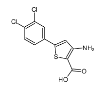 3-amino-5-(3,4-dichlorophenyl)thiophene-2-carboxylic acid Structure