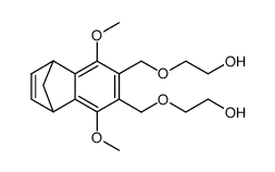 6,7-bis-(4-hydroxy-2-oxa-1-butyl)-5,8-dimethoxy-1,4-dihydro-1,4-methanonaphthalene Structure