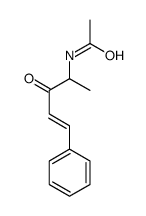 N-(3-oxo-5-phenylpent-4-en-2-yl)acetamide Structure