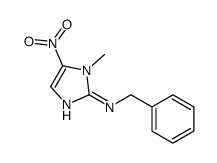 N-benzyl-1-methyl-5-nitroimidazol-2-amine结构式