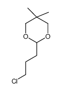2-(3-chloropropyl)-5,5-dimethyl-1,3-dioxane Structure