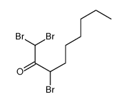 1,1,3-tribromononan-2-one Structure