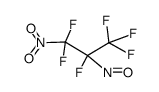 1,1,1,2,3,3-hexafluoro-3-nitro-2-nitroso-propane Structure