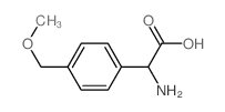 2-amino-2-[4-(methoxymethyl)phenyl]acetic acid结构式