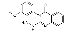 2-hydrazinyl-3-(3-methoxyphenyl)quinazolin-4-one Structure