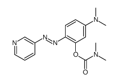 5-(Dimethylamino)-2-(3-pyridylazo)phenyl=N,N-dimethylcarbamate structure