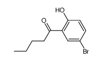 1-(5-bromo-2-hydroxy-phenyl)-pentan-1-one Structure