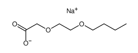 sodium (2-butoxyethoxy)acetate structure