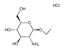 ethyl-(O2-aza-β-D-glucopyranoside), hydrochloride Structure