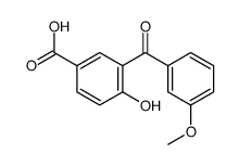 4-hydroxy-3-(3-methoxybenzoyl)benzoic acid Structure