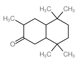 2 (1H)-Naphthalenone, octahydro-3,5,5,8,8-pentamethyl-结构式