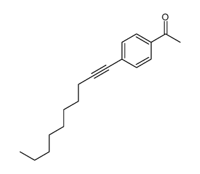 1-(4-dec-1-ynylphenyl)ethanone结构式