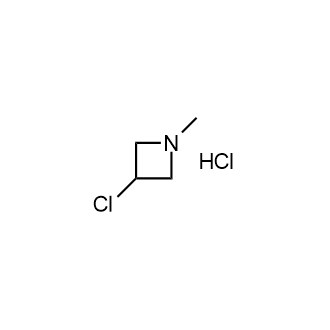 3-氯-1-甲基氮杂环丁烷盐酸盐结构式