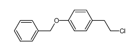 2-(p-benzyloxyphenyl)-ethyl chloride Structure