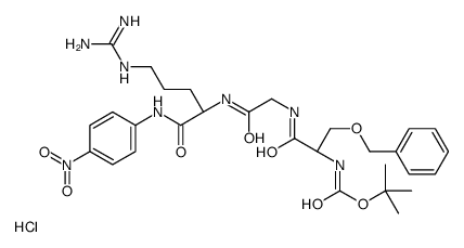 BOC-SER(BZL)-GLY-ARG-NH-NP.HCL*结构式