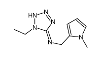 1H-Tetrazol-5-amine,1-ethyl-N-[(1-methyl-1H-pyrrol-2-yl)methyl]-(9CI)结构式