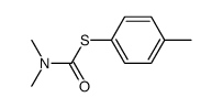 S-(4-methylphenyl) N,N-dimethylthiocarbamate Structure