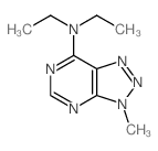 3H-1,2,3-Triazolo[4,5-d]pyrimidin-7-amine,N,N-diethyl-3-methyl- Structure