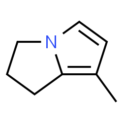 1H-Pyrrolizine,2,3-dihydro-7-methyl-(9CI) structure