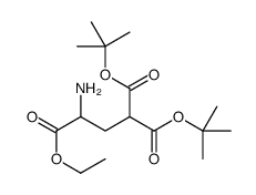 γ-Carboxyglutamic Acid γ,γ-Di-t-butyl 3-Ethyl Ester structure