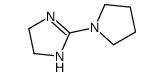 1H-Imidazole,4,5-dihydro-2-(1-pyrrolidinyl)-(9CI) Structure