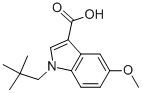 5-methoxy-1-neopentyl-1h-indole-3-carboxylic acid结构式