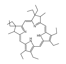 1,4-dimethyl-gemini-octaethylisobacteriochlorin Structure