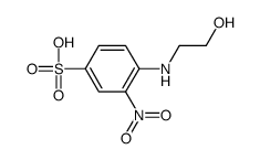 4-(2-hydroxyethylamino)-3-nitrobenzenesulfonic acid Structure